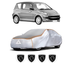 Husa Prelata Antigrindina Auto PEUGEOT 1007 (KM_) din 2005-2007, Protectie auto contra intemperiilor la grindina, Waterproof, 4x Stickere auto PEUGEOT - Img 2
