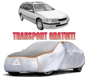 Husa Prelata Antigrindina Auto PEUGEOT 406 Break (8E/F) din 1996-2004, Protectie auto contra intemperiilor la grindina, Waterproof, 4x Stickere auto PEUGEOT