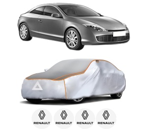 Husa Prelata Antigrindina Auto RENAULT LAGUNA Coupe (DT0/1) din 2008-2015, Protectie auto contra intemperiilor la grindina, Waterproof, 4x Stickere auto RENAULT - Img 2