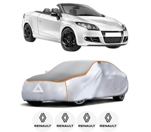Husa Prelata Antigrindina Auto RENAULT MEGANE CC (EZ0/1_) din 2010-2015, Protectie auto contra intemperiilor la grindina, Waterproof, 4x Stickere auto RENAULT - Img 2
