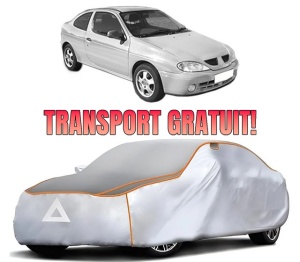 Husa Prelata Antigrindina Auto RENAULT MEGANE I Coach (DA0/1_) din 1996-2003, Protectie auto contra intemperiilor la grindina, Waterproof, 4x Stickere auto RENAULT