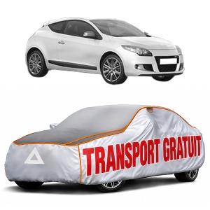 Husa Prelata Antigrindina Auto RENAULT MEGANE III Coupe (DZ0/1_) din 2008-2016, Protectie auto contra intemperiilor la grindina, Waterproof, 4x Stickere auto RENAULT