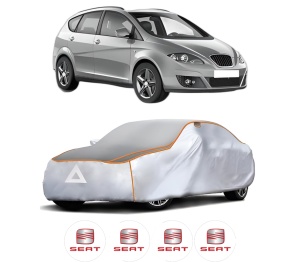 Husa Prelata Antigrindina Auto SEAT ALTEA XL (5P5, 5P8) din 2006-2015, Protectie auto contra intemperiilor la grindina, Waterproof, 4x Stickere auto SEAT - Img 2
