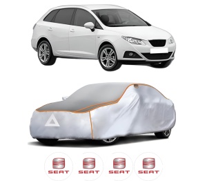 Husa Prelata Antigrindina Auto SEAT IBIZA IV ST (6J8, 6P8) din 2010-2016, Protectie auto contra intemperiilor la grindina, Waterproof, 4x Stickere auto SEAT - Img 2