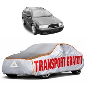 Husa Prelata Antigrindina Auto SKODA Octavia I Estate Van (1U5) din 2000-2010, Protectie auto contra intemperiilor la grindina, Waterproof, 4x Stickere auto SKODA