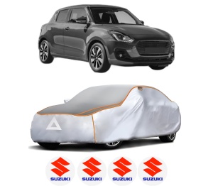 Husa Prelata Antigrindina Auto SUZUKI SWIFT V (AZ) din 2017-2020, Protectie auto contra intemperiilor la grindina, Waterproof, 4x Stickere auto SUZUKI - Img 2
