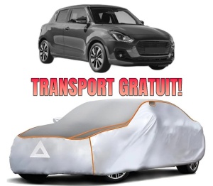 Husa Prelata Antigrindina Auto SUZUKI SWIFT V (AZ) din 2017-2020, Protectie auto contra intemperiilor la grindina, Waterproof, 4x Stickere auto SUZUKI
