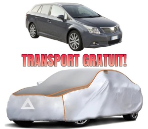 Husa Prelata Antigrindina Auto TOYOTA AVENSIS Estate (_T27_) din 2008-2018, Protectie auto contra intemperiilor la grindina, Waterproof, 4x Stickere auto TOYOTA