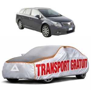 Husa Prelata Antigrindina Auto TOYOTA AVENSIS Estate (_T27_) din 2008-2018, Protectie auto contra intemperiilor la grindina, Waterproof, 4x Stickere auto TOYOTA
