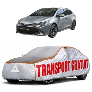 Husa Prelata Antigrindina Auto TOYOTA COROLLA Estate (_E21_) din 2019-2023, Protectie auto contra intemperiilor la grindina, Waterproof, 4x Stickere auto TOYOTA