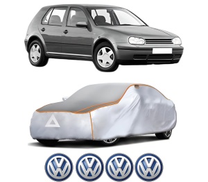 Husa Prelata Antigrindina Auto Volskwagen GOLF IV (1J1) din 1997-2005, Protectie auto contra intemperiilor la grindina, Waterproof, 4x Stickere auto Volskwagen - Img 2
