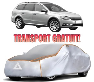 Husa Prelata Antigrindina Auto Volskwagen PASSAT ALLTRACK B7 (365) din 2012-2014, Protectie auto contra intemperiilor la grindina, Waterproof, 4x Stickere auto Volskwagen