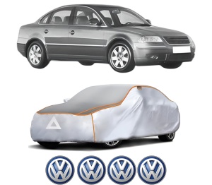 Husa Prelata Antigrindina Auto Volskwagen PASSAT B5.5 (3B3) din 2000-2005, Protectie auto contra intemperiilor la grindina, Waterproof, 4x Stickere auto Volskwagen - Img 2