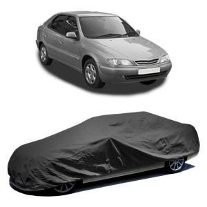 Husa prelata auto pentru CITROEN XSARA (N1) 1997 - 2005, culoare negru, material textil impermeabil, rezistanta la intemperii praf UV, CARPASSION Husa Protectie - Img 2