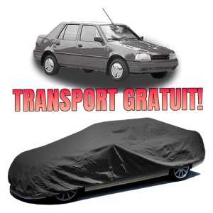 Husa prelata auto pentru DACIA NOVA 1996 - 2003, culoare negru, material textil impermeabil, rezistanta la intemperii praf UV, CARPASSION Husa Protectie
