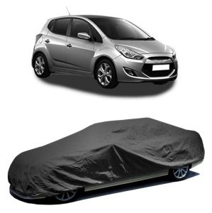 Husa prelata auto pentru HYUNDAI ix20 (JC) 2010 - 2019, CARPASSION, textil, impermeabila, negru - Img 2
