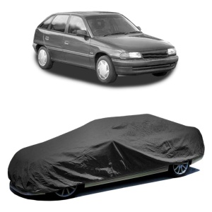 Husa prelata auto pentru OPEL ASTRA F CLASSIC Hatchback (T92) 1998 - 2002, culoare negru, material textil impermeabil, rezistanta la intemperii praf UV, CARPASSION Husa Protectie - Img 2