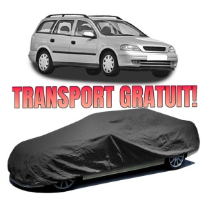 Husa prelata auto pentru OPEL ASTRA G Estate (T98) 1998 - 2004, culoare negru, material textil impermeabil, rezistanta la intemperii praf UV, CARPASSION Husa Protectie