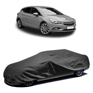 Husa prelata auto pentru OPEL ASTRA K (B16) 2015 - 2022, culoare negru, material textil impermeabil, CARPASSION - Img 2