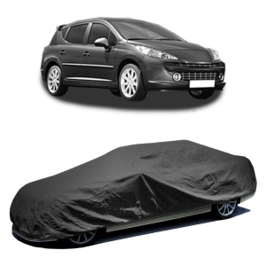 Husa prelata auto pentru PEUGEOT 207 SW (WK_) 2007 - 2013, culoare negru, material textil impermeabil, rezistanta la intemperii praf UV, CARPASSION Husa Protectie - Img 2