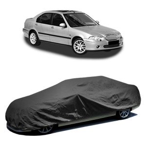 Husa prelata auto pentru ROVER 45 I Saloon (RT) 2000 - 2005, culoare negru, material textil impermeabil, rezistanta la intemperii praf UV, CARPASSION Husa Protectie - Img 2
