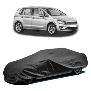 Husa prelata auto pentru Volkswagen Golf SPORTSVAN VII (AM1, AN1) 2014 - 2020, culoare negru, material textil impermeabil, rezistanta la intemperii praf UV, CARPASSION Husa Protectie - Img 2