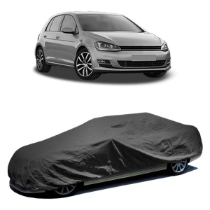 Husa prelata auto pentru Volkswagen Golf VII Van (5G1) 2012 - 2017, culoare negru, material textil impermeabil, rezistanta la intemperii praf UV, CARPASSION Husa Protectie - Img 2
