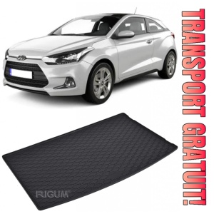 Hyundai I20 Tavita pentru portbagaj din cauciuc, compatibila Hyundai I20 II fabricatie 12.2014 - 07.2020, caroserie hatchback