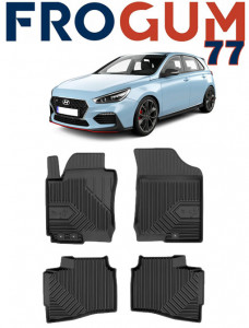 Hyundai I30 I Din 07.2007 - 01.2012, Hatchback , Set Covorase Auto Tip Tavita Premium 3D, din cauciuc accesorii pentru autoturismul tau - masina v168016