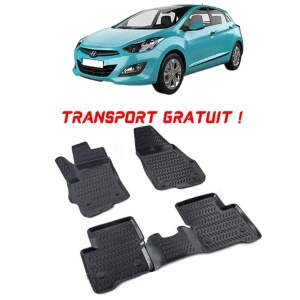 Hyundai I30 II 2011-2017 Set 4 covorase auto din cauciuc tip tavita premium line 3D - Transport Gratuit! accesorii pentru autoturismul tau - masina v49006