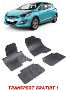 Hyundai I30 II, Hatchback, fabricat din 02.2012 - 01.2017, set covorase auto dedicate, din cauciuc 100% Premium - Transport Gratuit accesorii pentru autoturismul tau - masina v39333