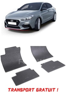 Hyundai I30 III, Coupe, fabricat din 02.2017 - Prezent, set covorase auto dedicate, din cauciuc 100% Premium - Transport Gratuit accesorii pentru autoturismul tau - masina v39324