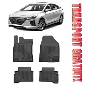 Hyundai Ioniq Elektro Din 10.2016 - 06.2022, Hatchback , Set Covorase Auto Tip Tavita Premium 3D, din cauciuc