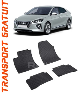 Hyundai Ioniq Hybrid, Hatchback, fabricat din 10.2016 - 06.2022, set covorase auto dedicate, din cauciuc 100% Premium accesorii pentru autoturismul tau - masina v155663