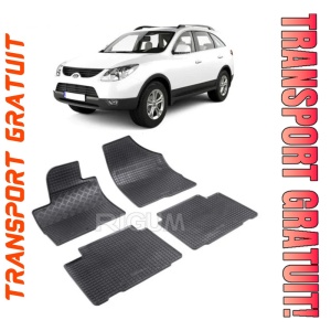 Hyundai Ix55, Suv, fabricat din 2009 - 04.2012, set covorase auto dedicate, din cauciuc 100% Premium
