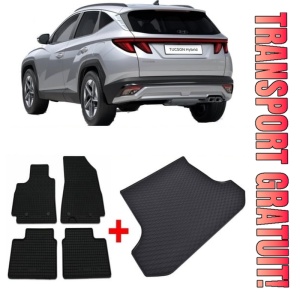 Hyundai Tucson Mhev din 12.2020 - Prezent Suv *1 , Set Covorase + tavita portbagaj auto