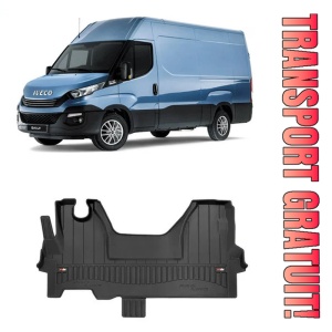 Iveco Daily IV Din 2014 - Prezent, Van, 2-3 Locuri , Set Covorase Auto Tip Tavita Premium 3D, din cauciuc