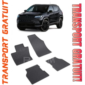 Jeep Compass MhEV fabricat din 2021 - Prezent, Suv, set covorase auto dedicate, din cauciuc 100% Premium