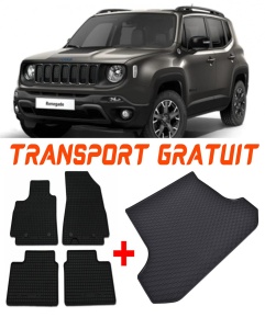 Jeep Renegade Set Covorase + tavita portbagaj auto Jeep Renegade 4xe PHEV fabricatie 06.2020 - prezent, caroserie suv accesorii pentru autoturismul tau - masina v1184