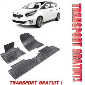 Kia Carens II, Van, fabricat din 11.2006 - 12.2012, set covorase auto dedicate, din cauciuc 100% Premium - Transport Gratuit