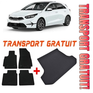 Kia Ceed III Hatchback din 06.2018 - Prezent, Set Covorase + tavita portbagaj auto Portbagaj Inferior *4