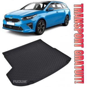 Kia Ceed Tavita pentru portbagaj din cauciuc, compatibila Kia Ceed ProIII fabricatie 12.2018 - prezent, caroserie combi, cu subwoofer