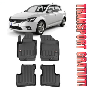 Kia Proceed I, Hatchback, Din 2007 - 04.2012 , Set Covorase Auto Tip Tavita Premium 3D, din cauciuc