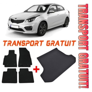 Kia Rio IV Hatchback din 02.2017 - Prezent, Set Covorase + tavita portbagaj auto Portbagaj Inferior *6