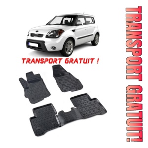 Kia Soul I 2008-2014 Set 4 covorase auto din cauciuc tip tavita premium line 3D - Transport Gratuit!