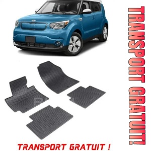 Kia Soul II, Hatchback, fabricat din 03.2014 - 03.2019, set covorase auto dedicate, din cauciuc 100% Premium - Transport Gratuit