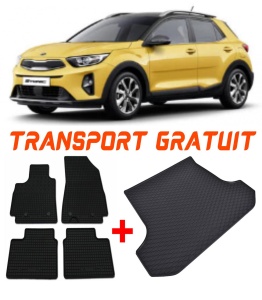 Kia Stonic Set Covorase + tavita portbagaj auto Kia Stonic fabricatie 10.2017 - prezent, caroserie suv, portbagaj superior, podea variabila in pozitie superioara accesorii pentru autoturismul tau - masina v1156