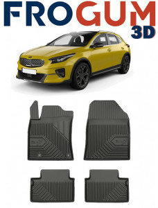 Kia Xceed Din 09.2019 - Prezent, Suv , Set Covorase Auto Tip Tavita Premium 3D, din cauciuc accesorii pentru autoturismul tau - masina v167164
