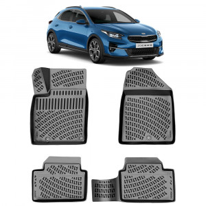 Kia XCeed III 2018- Set 4 covorase auto din cauciuc tip tavita premium line 3D accesorii pentru autoturismul tau - masina v241947