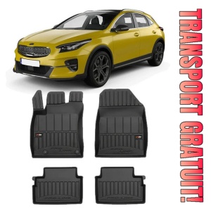 Kia Xceed, Suv, Din 09.2019 - Prezent , Set Covorase Auto Tip Tavita Premium 3D, din cauciuc